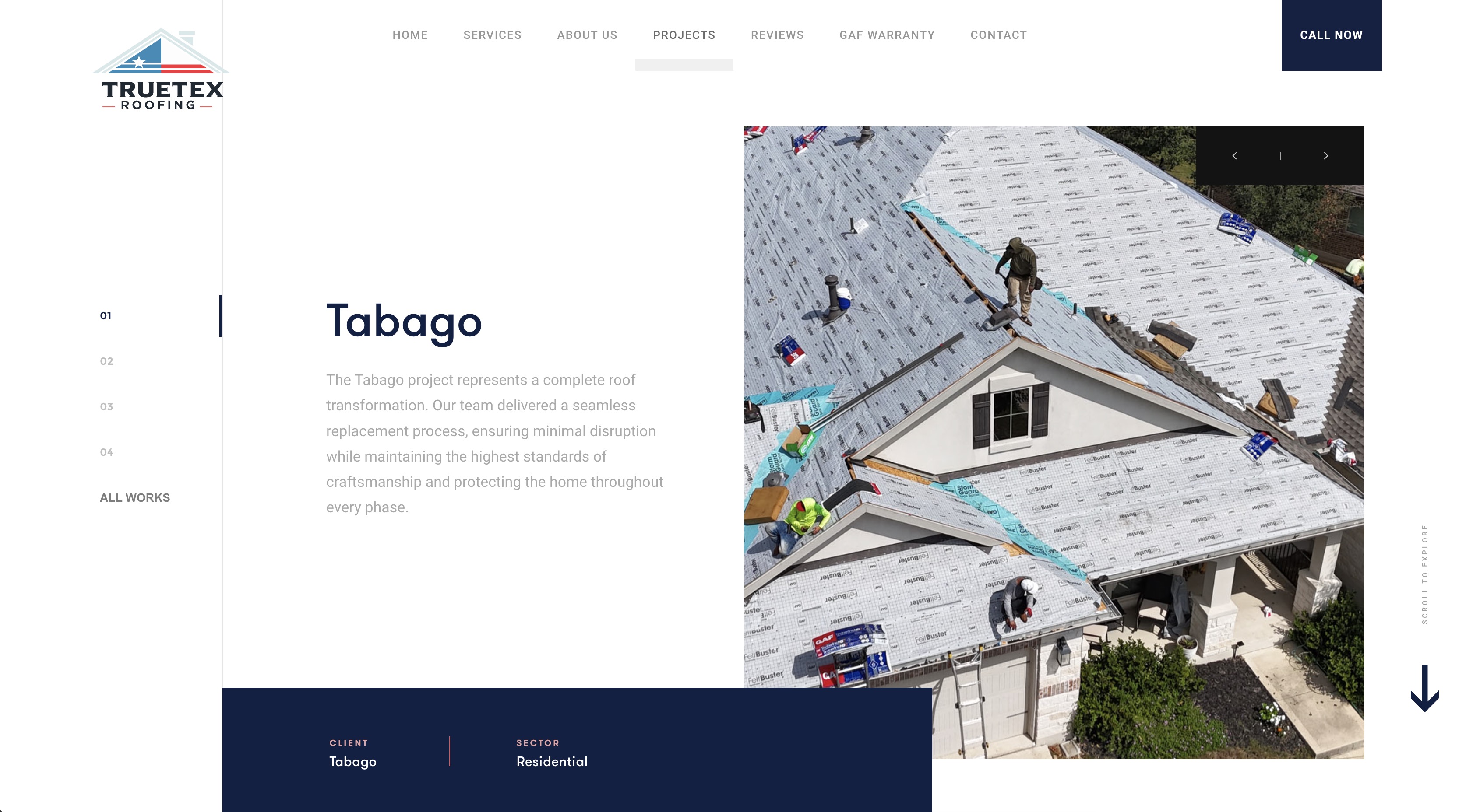 TrueTex Roofing detail 3